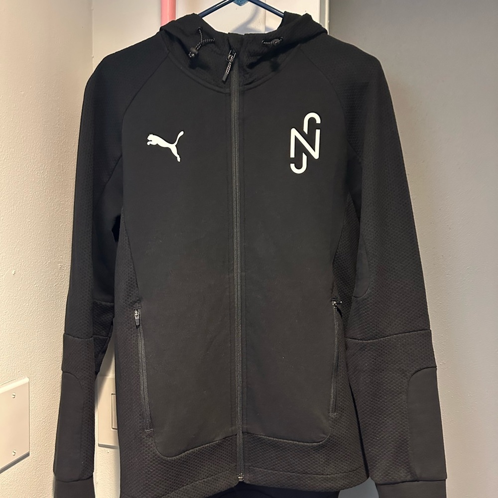 Puma Black Zip-Up Hoodie